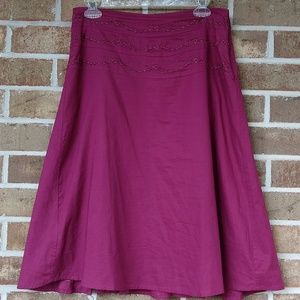 Charlotte Russe Maroon Red Skirt